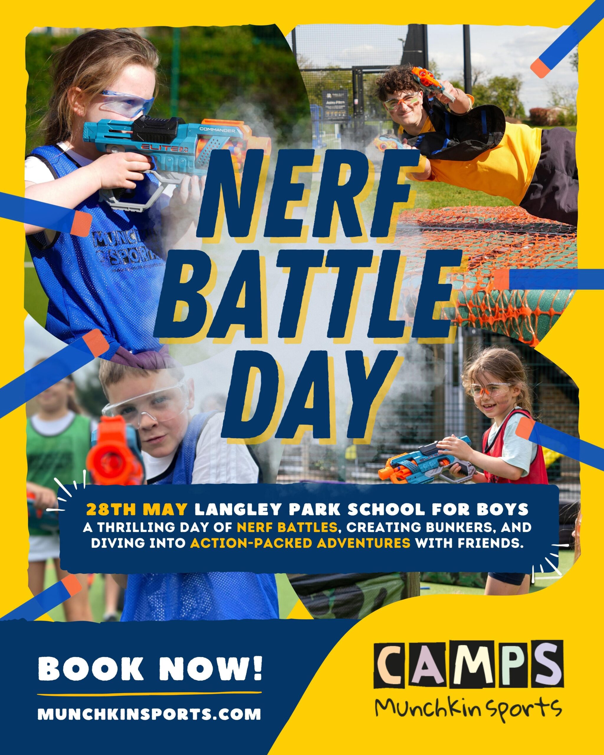 NERF Battle Day - Langley Park School For Boys